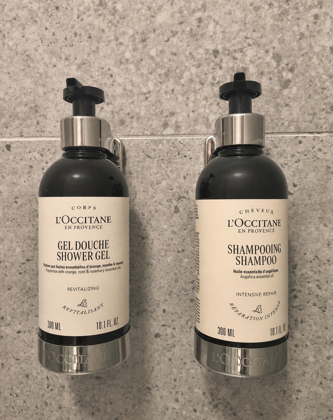 L’Occitane toiletries in the bathroom of room 401
