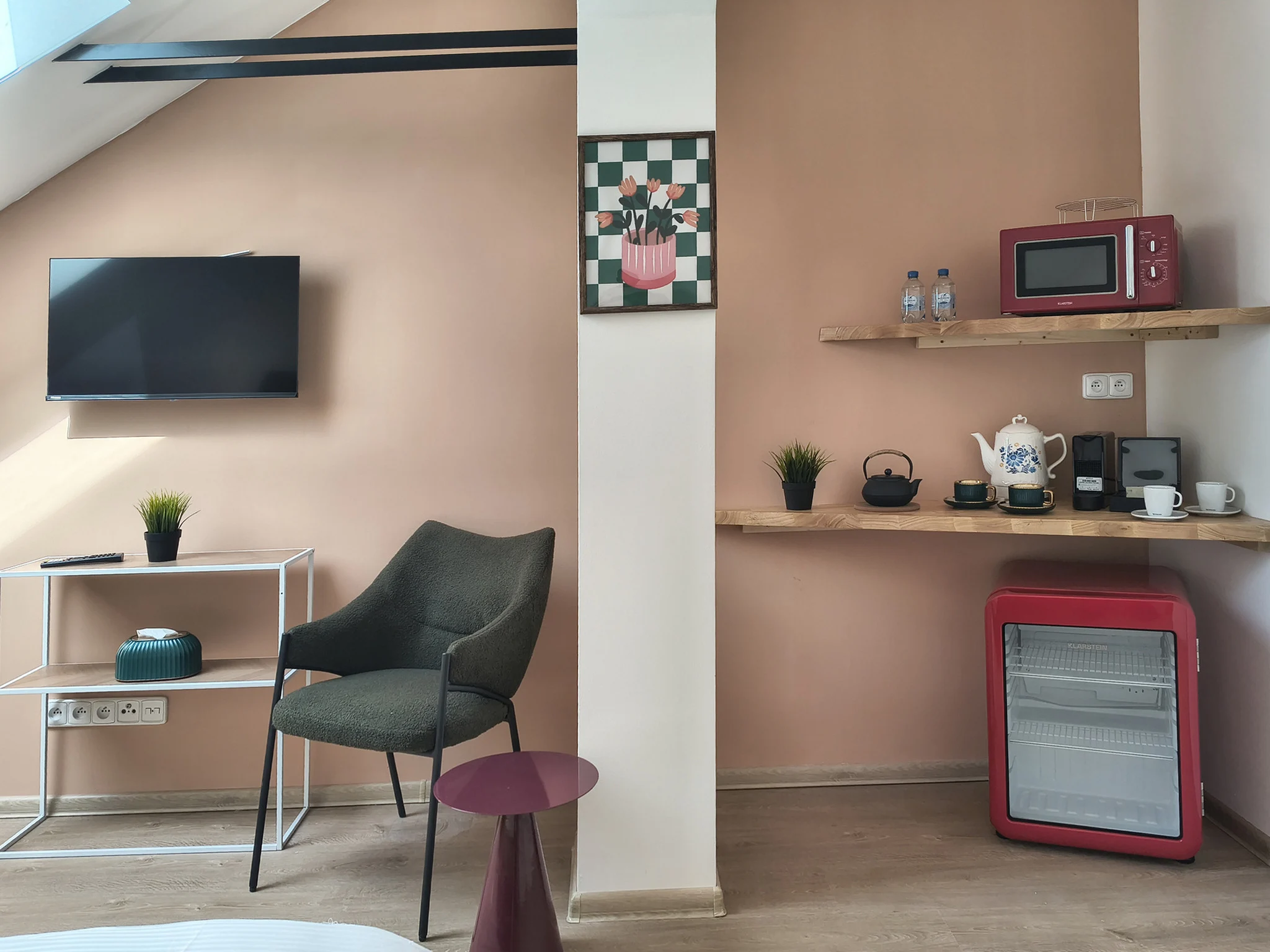 Innenraum oder Badezimmer von Zimmer 402 bei CHILL Apartments