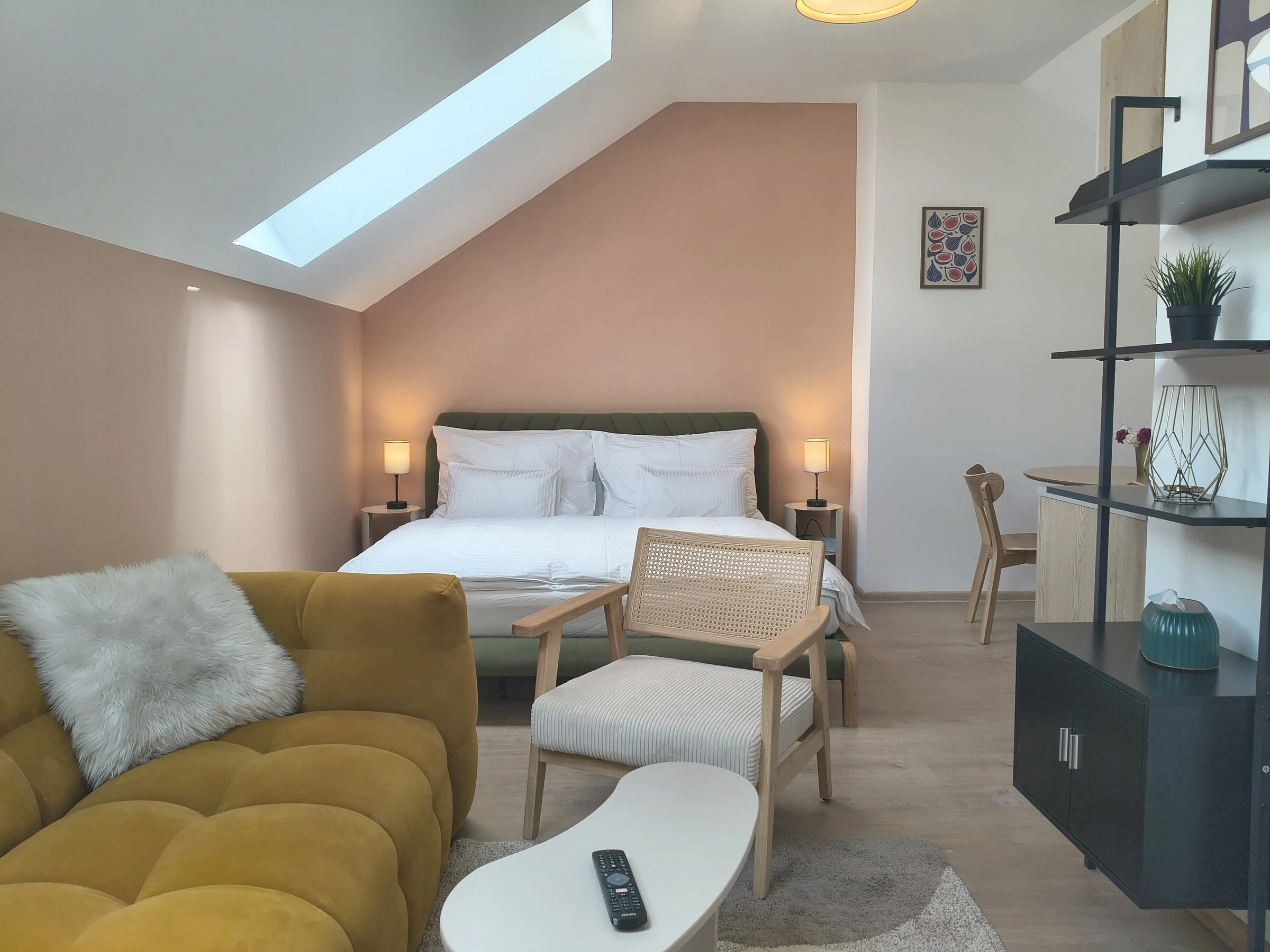 Zimmer 410 im vierten Stock der CHILL Apartments