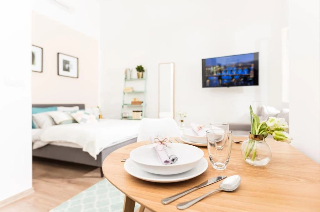 Innenansicht 2 des Apartmenttyps Classic S bei CHILL Apartments